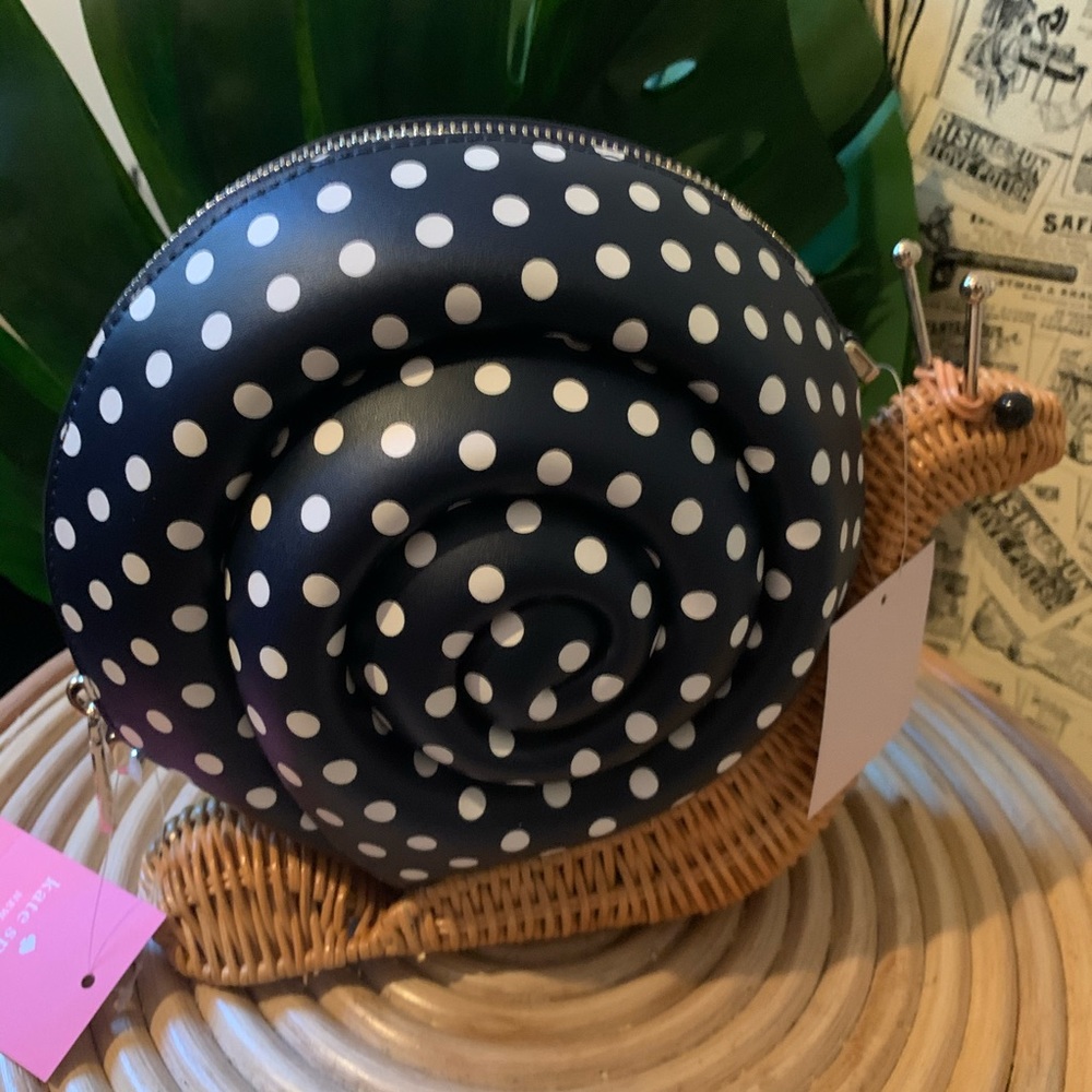 Kate spade enchanted wicker snail crossbody coin - Picture 4 of 16